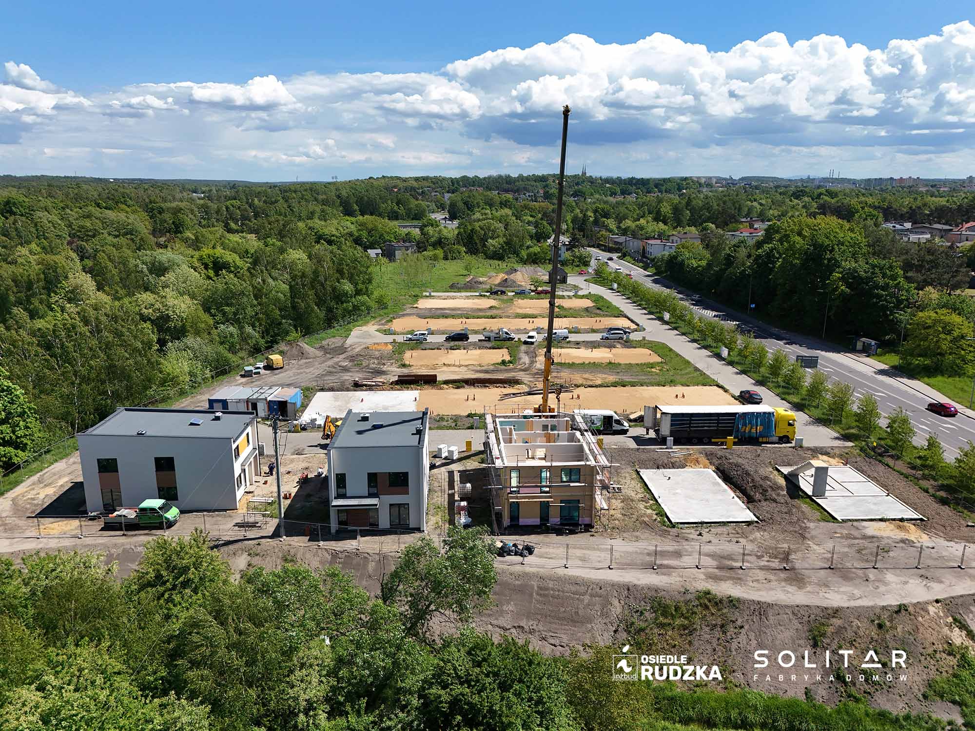 osiedle domów prefabrykowanych